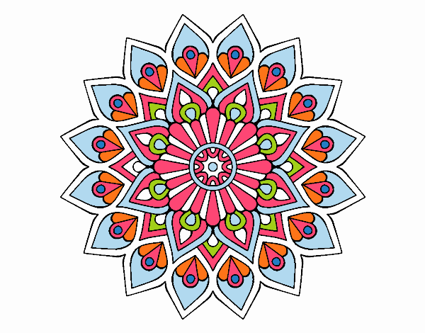 Mandala destello creciente