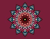 Mandala estrella floral