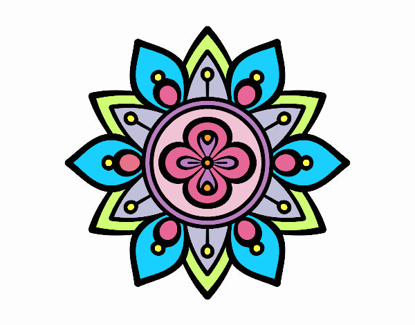 Mandala flor de loto