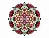 Mandala flor de primavera