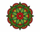 Mandala flor de primavera