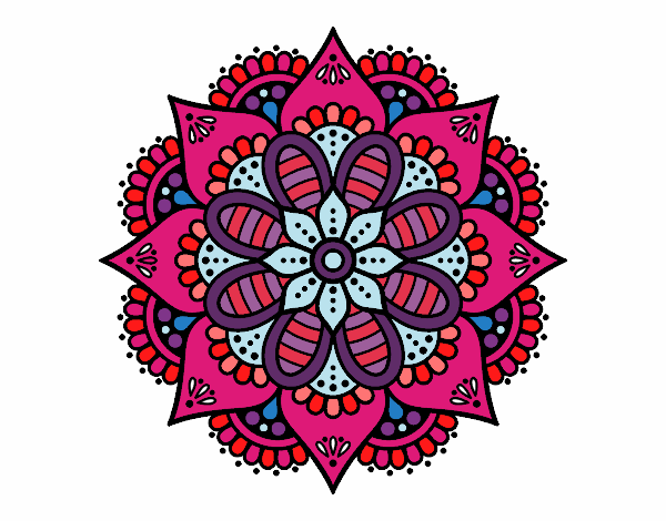 Mandala flor de primavera