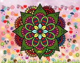 Mandala flor de primavera