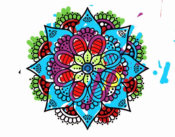 Mandala flor de primavera