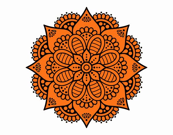 Mandala flor de primavera