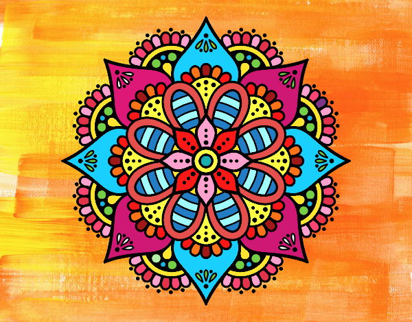 Mandala flor de primavera