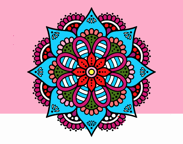 Mandala flor de primavera