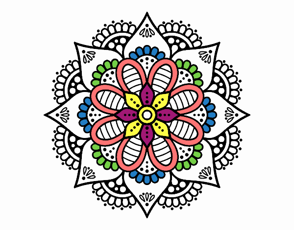 Mandala flor de primavera