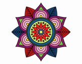 Mandala flor estelar