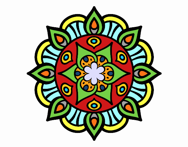 Mandala vida vegetal