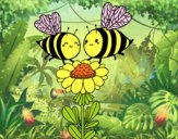 Pareja de abejas