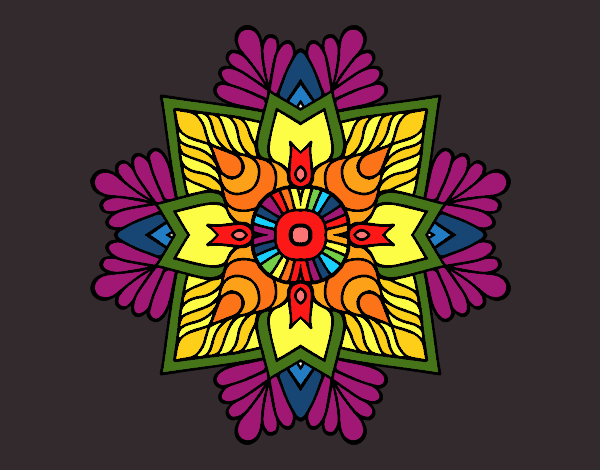 Un mandala mosaico