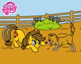 Applejack y Winona