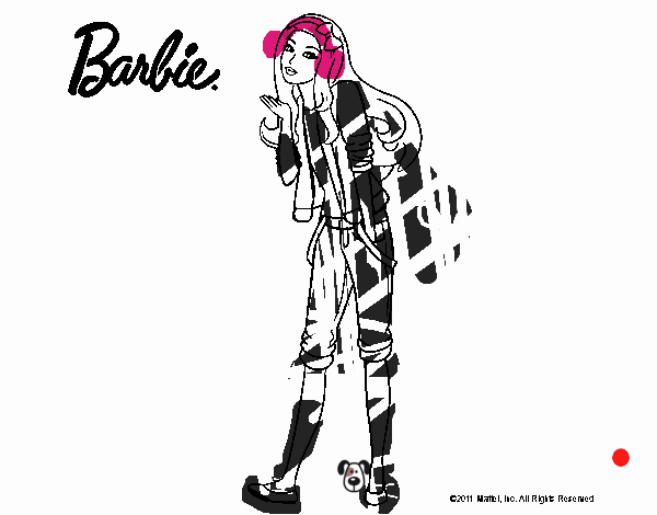 Barbie con look casual