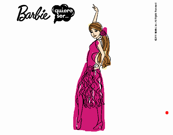 Barbie flamenca