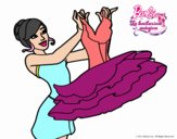 Barbie y su vestido de ballet