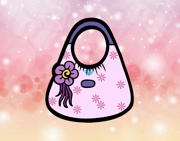 Bolso con flor