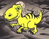 Dinosaurio velociraptor