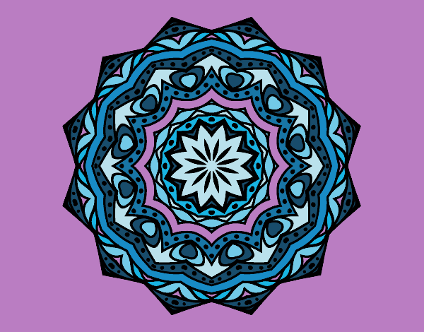 Mandala con estratos