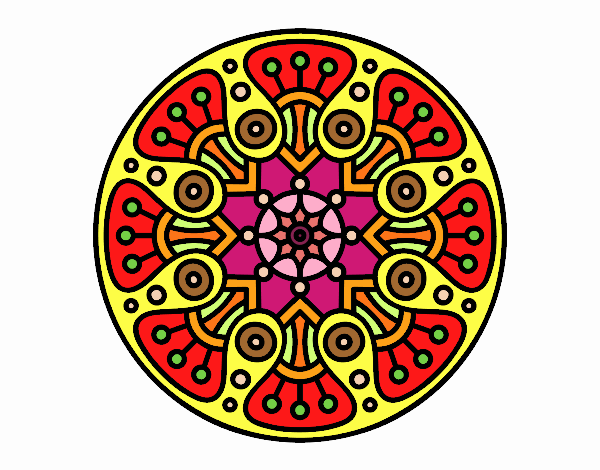 Mandala crop circle