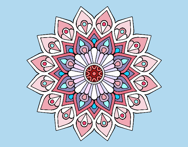 Mandala destello creciente