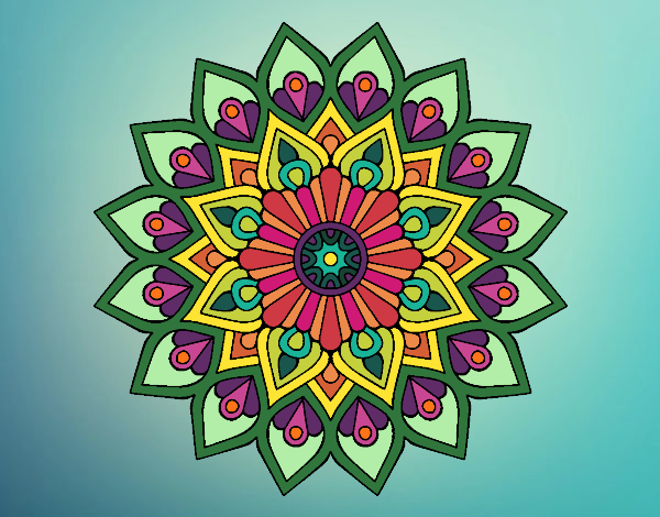 Mandala destello creciente