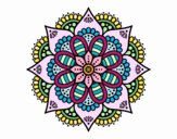 Mandala flor de primavera