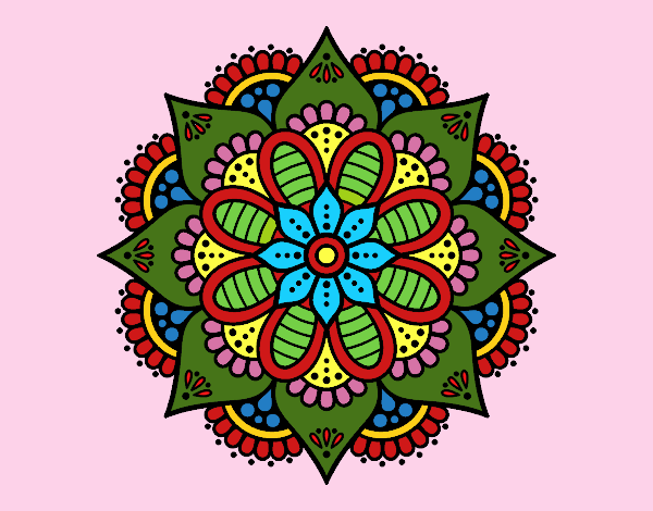 Mandala flor de primavera