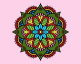 Mandala flor de primavera