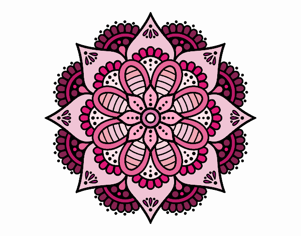 Mandala flor de primavera