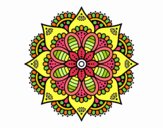 Mandala flor de primavera