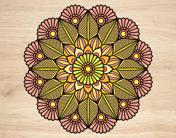 Mandala jardín vegetal