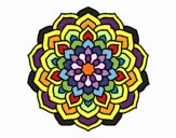 Mandala pétalos de flor