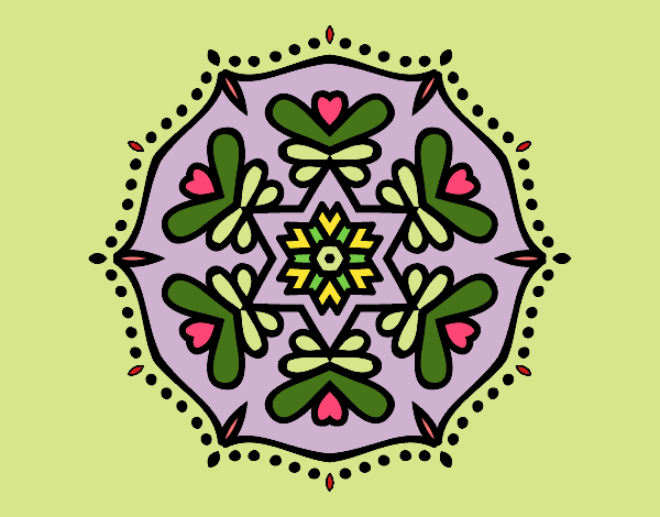 Mandala simétrica