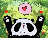 Panda enamorado