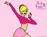 Barbie en postura de ballet