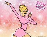 Barbie en postura de ballet