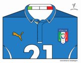 Camiseta del mundial de fútbol 2014 de Italia