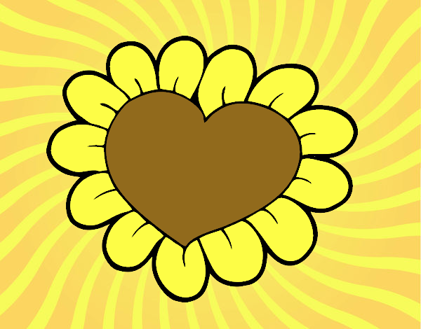 Corazón flor