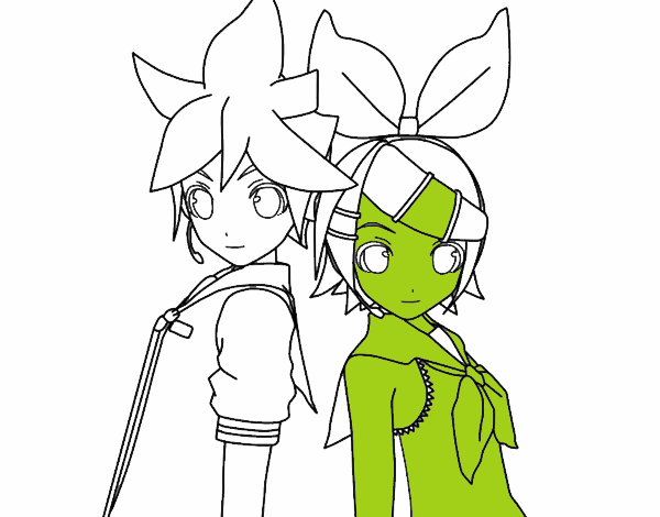 Len y Rin Kagamine Vocaloid