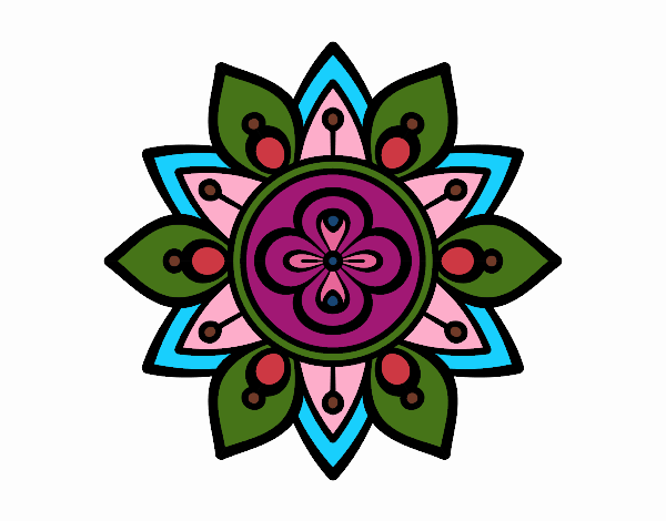 Mandala flor de loto