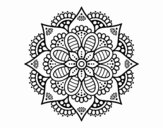 Mandala flor de primavera