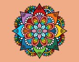 Mandala flor de primavera