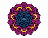 Mandala pétalos de flor