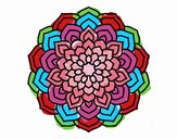 Mandala pétalos de flor