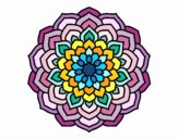 Mandala pétalos de flor