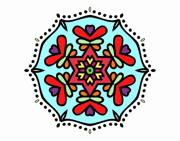 Mandala simétrica