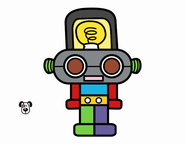 Robot con luz