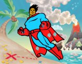 Superman volando