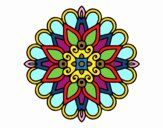 Un mandala estilo árabe